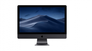 iMac-computer gebruikt door grafisch ontwerper met hoogwaardig scherm voor kleurweergave in creatieve sector