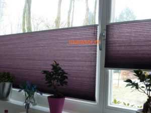 Top-down bottom-up plissé-gordijn met trekkoord voor energiebesparende raambekleding